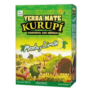 Yerba Mate Kurupí Menta Limón 500 gr